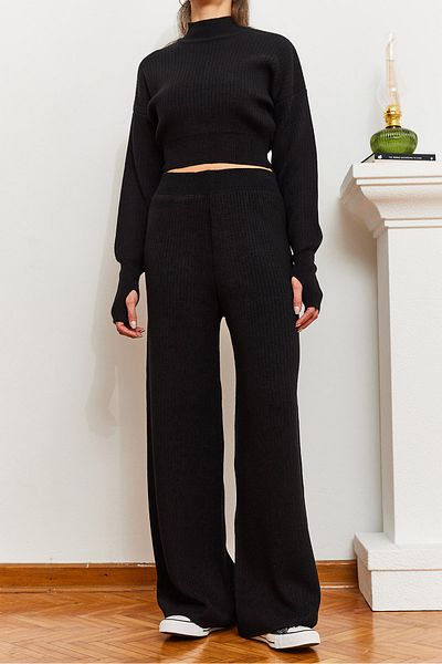 Bianco Lucci Women's Double Suit with Elastic Waist