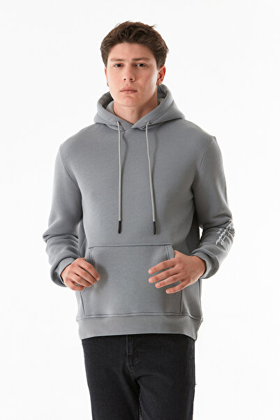 Fulla Moda Світшот з капюшоном та кишенями кенгуру