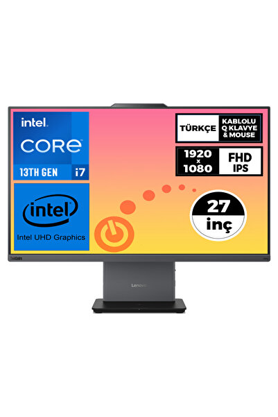 LENOVO Thinkcentre Neo 50a G5 I7-13620h 32gb 1tb Ssd 27" Fhd W11p Aıo Pc 12sa...