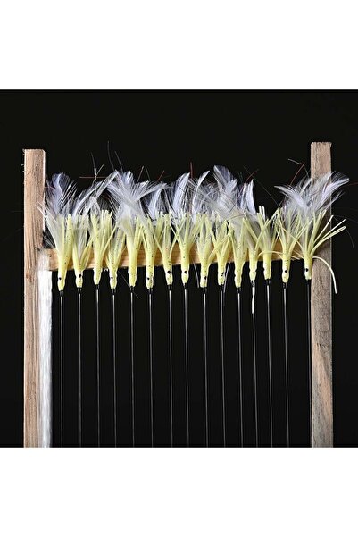 Avcıadam Palamut Çaparisi - Limon Slikon Beyaz Tüy