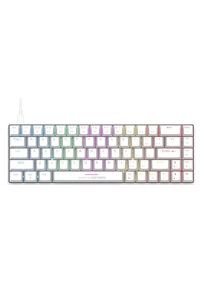 Cosmic Byte Cosmic Byte CB-GK-36 Artemis 68Key RGB Mechanical Keyboard, Outemu Blue Switches (White)