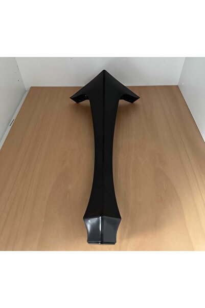 KOLDOOR Mobilya Masa Sehpa Ayağı Puf Lükens Siyah Plastik Sehpa Ayağı 40 Cm 1...