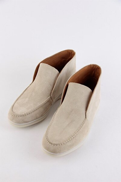 NILUFARR Γυναικεία casual παπούτσια Megi Beige Γνήσιο Suede
