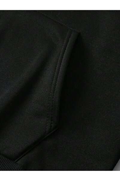 Pink Sky Kedi Dostu Baskılı Kapüşonlu Unisex Oversize Sweatshirt