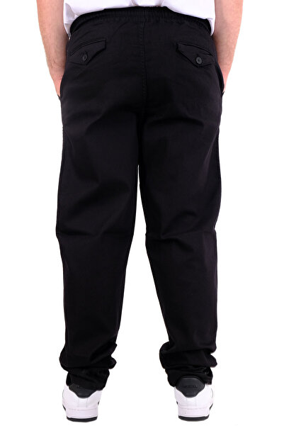 ModeXL Mode XL Plus Size Men's Gabardine Straight Leg Jogger 21929 Black