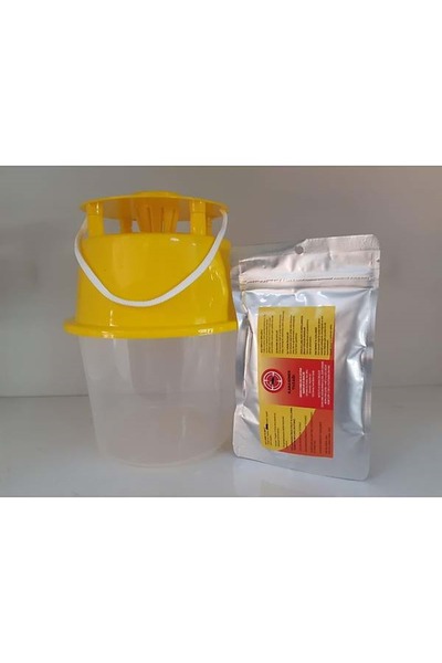 Elektro Frog Kara Sinek Yakalama Tuzağı | Kova ve Yem Takım Halinde