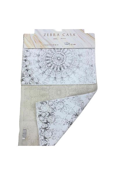 Zebra Υψηλής ποιότητας μοτίβο Casa Κομψό χαλάκι μπάνιου 2 τεμαχίων