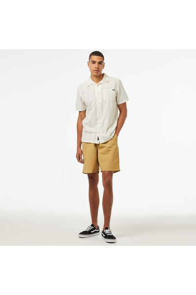 Vans Ανδρικό λευκό μπλουζάκι Carnell Woven