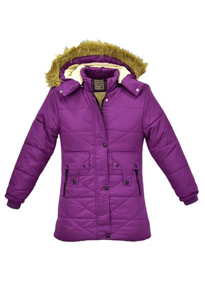 BAGLAN Girl's Hooded Coat - Bs-2015 Model