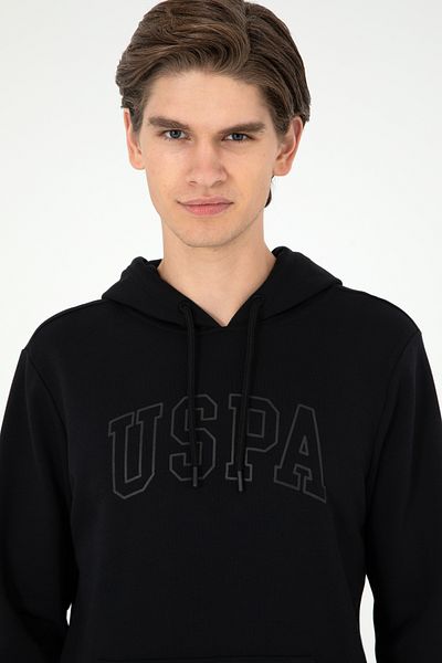 U.S. Polo Assn. Men's Black Basic Sweatshirt 50295175 -Vr046