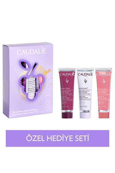 Caudalie El Bakım Kremi Üçlüsü 30ml - Vinotherapist &The Des Vignes & Rose De Vignes