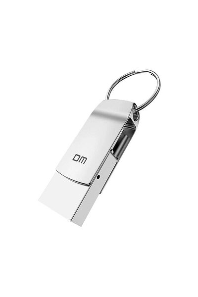 DM ذاكرة فلاش Pd162 معدنية من النوع C USB3.0 Otg سعة 128 جيجابايت