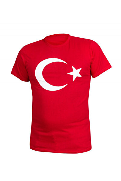 MEVLANAGİYİM Tricou cu steag turcesc pentru copii 2 ani până la 12 ani Steagul turcesc unisex