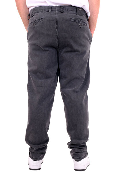 ModeXL Men's Plus Size Mode XL Side Pocket Jeans - Chino 18880 Smoked