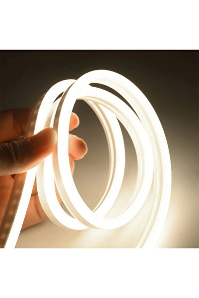 Genel Markalar Neon Esnek Şerit Led 5 Metre Gün Işığı + 220 Volt Fiş