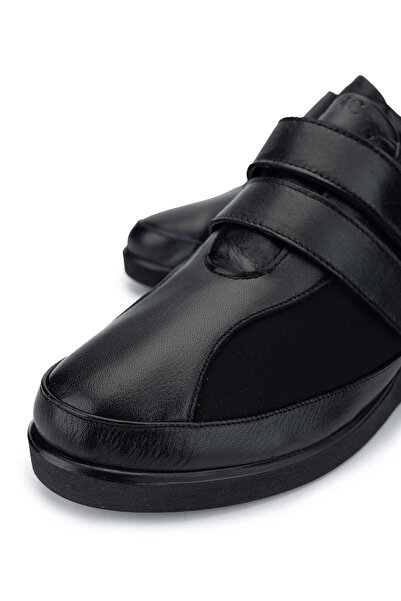 Tamer Tanca Women's Genuine Leather Black Casual Shoes