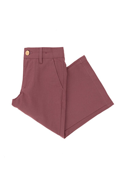 U.S. Polo Assn. Kız Çocuk Gül Kurusu Kanvas Pantolon 50301365-VR026