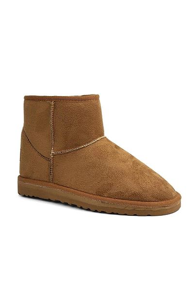 Pierre Cardin PC-52127 Tan γυναικείες καθημερινές μπότες χειμώνα με φλις εσωτερικά