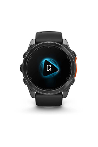 Garmin GARMIN FENIX 8 - 51 MM, AMOLED SLATE GRAY WITH BLACK SILICONE BAND