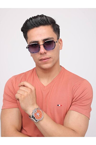 Est Estola Ανδρικό μπλουζάκι από βαμβακερό Lycra Slim Fit Slim Fit με λαιμόκοψη