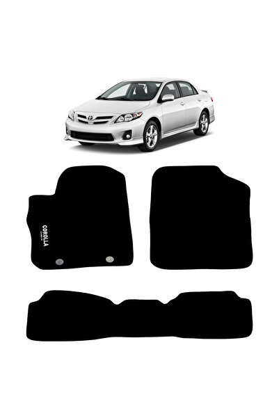 Rizline Toyota Corolla 2002-2006 Siyah Oto Halı Paspas BMY