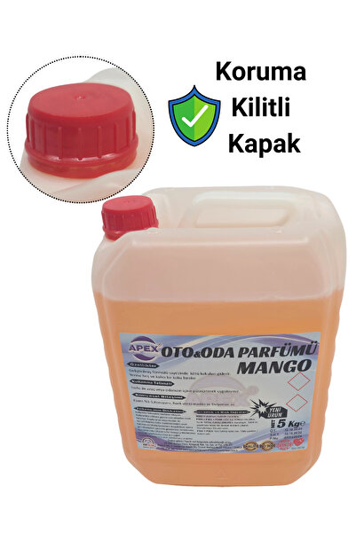 Apex Mango Kokulu Parfüm, Oto Parfüm 5 lt, Tropical Meyveler 5 litre Oda Parfümü Mango Kokusu
