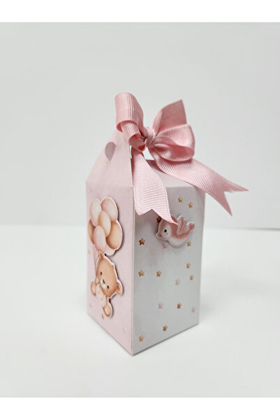 eddadijital Ayıcık Konseptli Hediyelik Kutu (2 Adet)