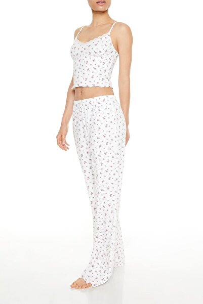 Forever 21 Çiçek Desenli Pijama Altı