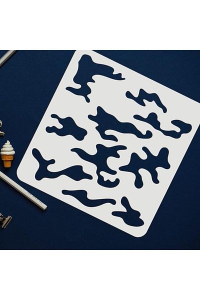 Choice 3 pcs Camo Stencil Kit 11.8x11.8inch Camo Stencils for Spray Paint Camouflage Pattern Stencils fo...