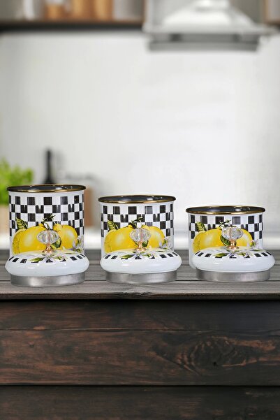 PR HOME Lemon Emaye Baharatlık Seti