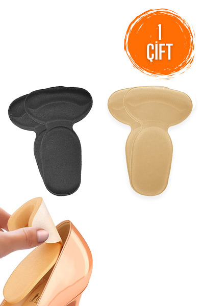 Factorial Ayakkabı Vurma Önleyici Ped 1 Çift Topuk Dikeni Bandı Ortopedik Tabanlık Silikon Çorap Kese