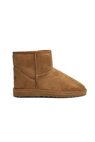 Pierre Cardin PC-52127 Tan γυναικείες καθημερινές μπότες χειμώνα με φλις εσωτερικά