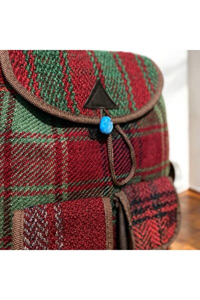 MODA Etnik kilim desenli orta boy sırt çantası