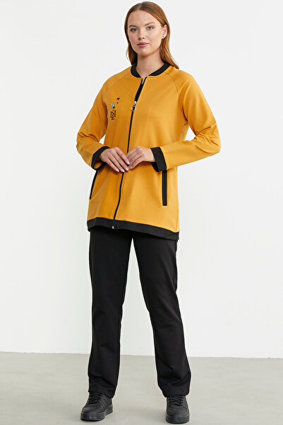 Sementa Σετ τουνίκ και αθλητική φόρμα σε μουσταρδί χρώμα