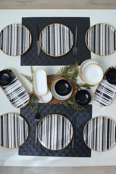 Keramika Cleo Breakfast Set 18 Pieces for 6 People 19918-20-41