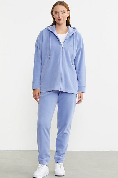 Sementa Σετ μπλε φούτερ και φούτερ με κουκούλα Fleece