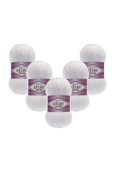Alize Bumbac Aur Pachet 5 - 5x100gr.