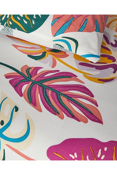 English Home Set husă de pilota cu frunze fuchsia jungle