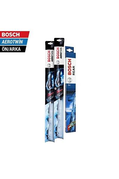 Silecek Sepeti Peugeot Partner Ön Arka Silecek (2002-2009) Bosch Aerotwin