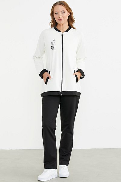 Sementa Ecru Tunic and Tracksuit Set - Color Combination