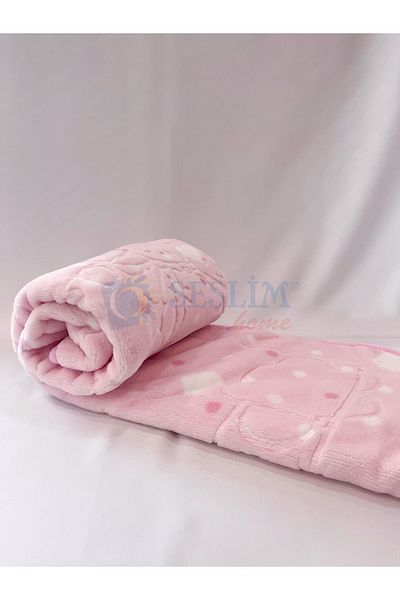 Merinos Embos Pink Baby Blanket