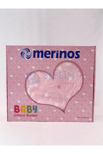 Merinos Embos Pink Baby Blanket