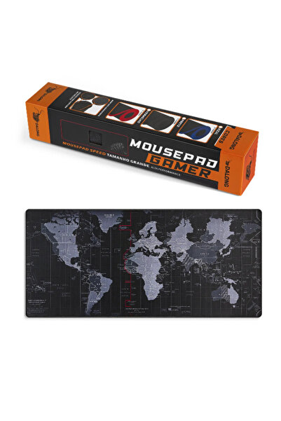 DALONG Dünya Desenli 80X30 cm Mouse Pad Xl Gaming Mousepad
