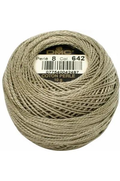Dmc Koton Perle 642 (No:8) - 2 Pieces
