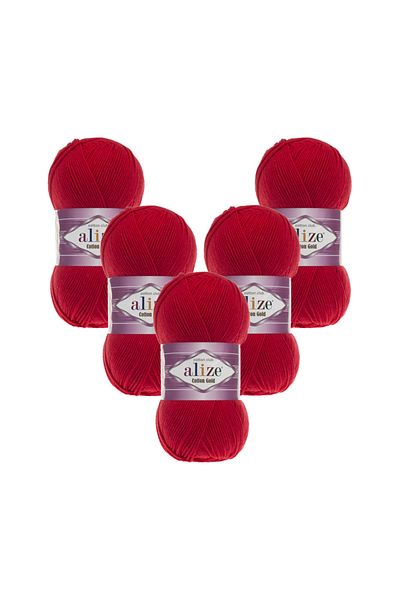 Alize Bumbac Aur Pachet 5 - 5x100gr.