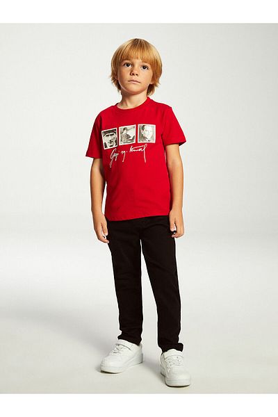 LC Waikiki Lcw Kids Red Basic Boys' Pants