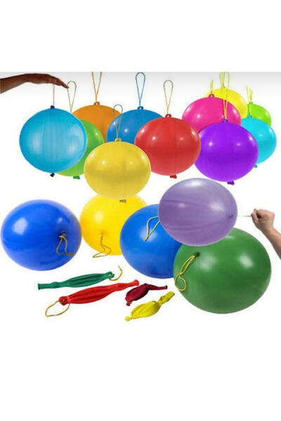taso8090 (5 ADET) LASTİKLİ ZIPZIP BALON (BÜYÜK BALON)
