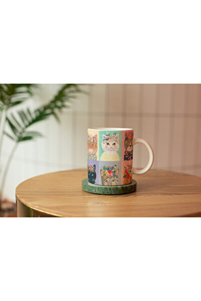 EYBaskı Tasarım Porcelain Pattern Print Mug