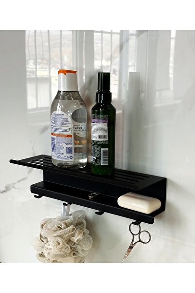 VELUX HOME Metal Banyo Duş Rafı Sabunluk Lif Banyo Askısı Şampuan Duş Jeli Or...