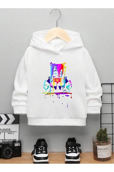 Massgai Hanorac personalizat din bumbac cu imprimeu vizual pentru copii Brawl Stars Play Dyer